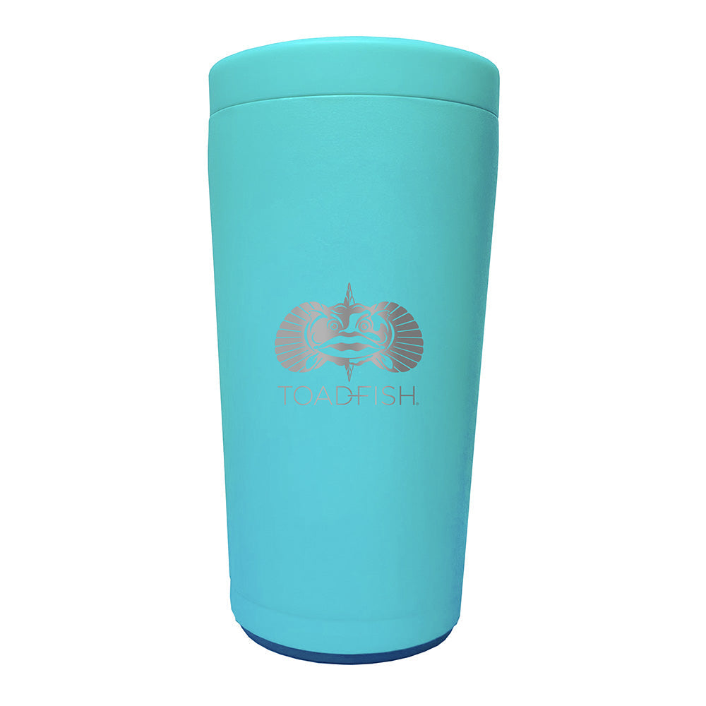 Toadfish Non-Tipping Can Cooler 2.0 - Universal Design - Teal Toadfish