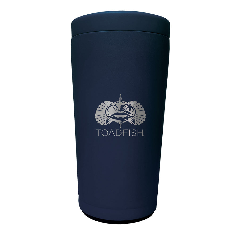 Toadfish Non-Tipping Can Cooler 2.0 - Universal Design - Navy Toadfish