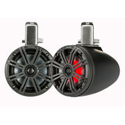 KICKER KMTC65 6.5" LED Coaxial Tower System - Black w/Charcoal Grille KICKER