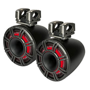 KICKER KMTC11 11" Horn Loaded Tower System - 4-Ohm, Charcoal KICKER