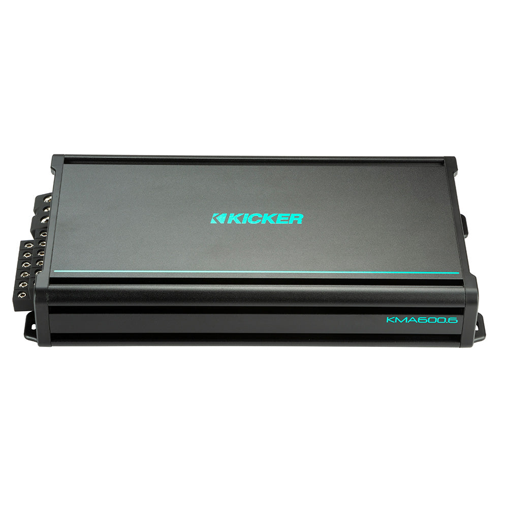 KICKER KMA600.6 6 x 100W 6-Channel Weather-Resistant Full-Range Amplifier KICKER