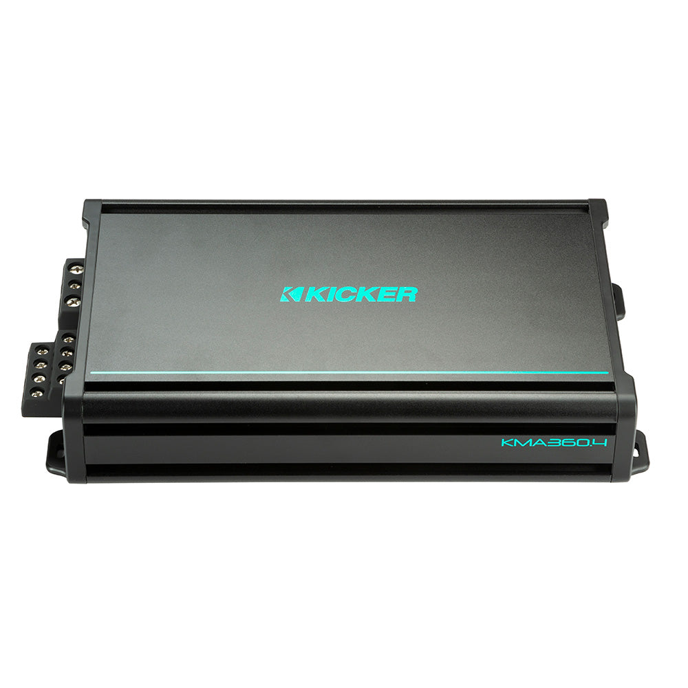 KICKER KMA360.4 4 x 90W 4-Channel Weather-Resistant Full-Range Amplifier KICKER