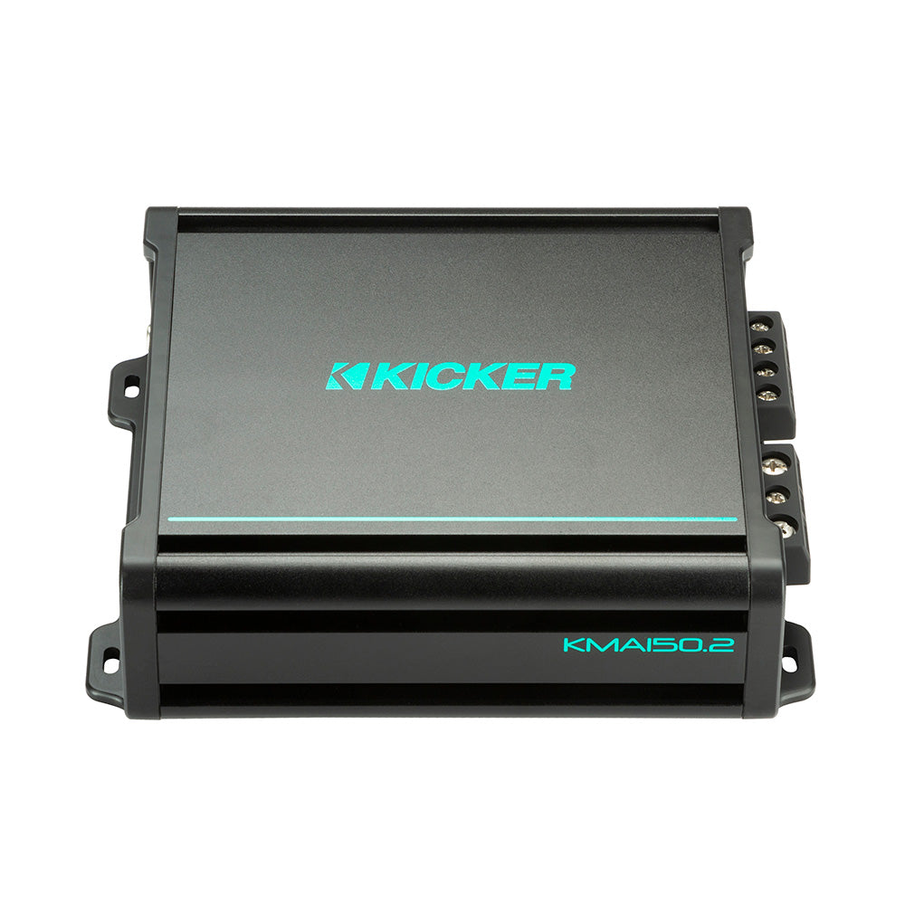 KICKER KMA150.2 2 x 75W 2-Channel Weather-Resistant Full-Range Amplifier KICKER