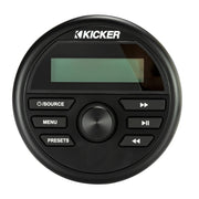 KICKER KMC2 Weather-Resistant Gauge-Style Media Center w/Bluetooth KICKER
