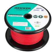 KICKER KMWPR8200 200' 8AWG Power Wire - Red KICKER