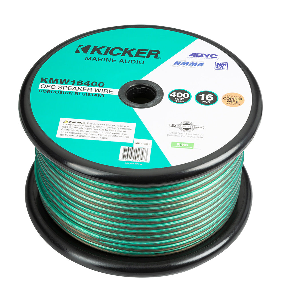 KICKER KMW16400 16AWG Speaker Wire - 400' KICKER