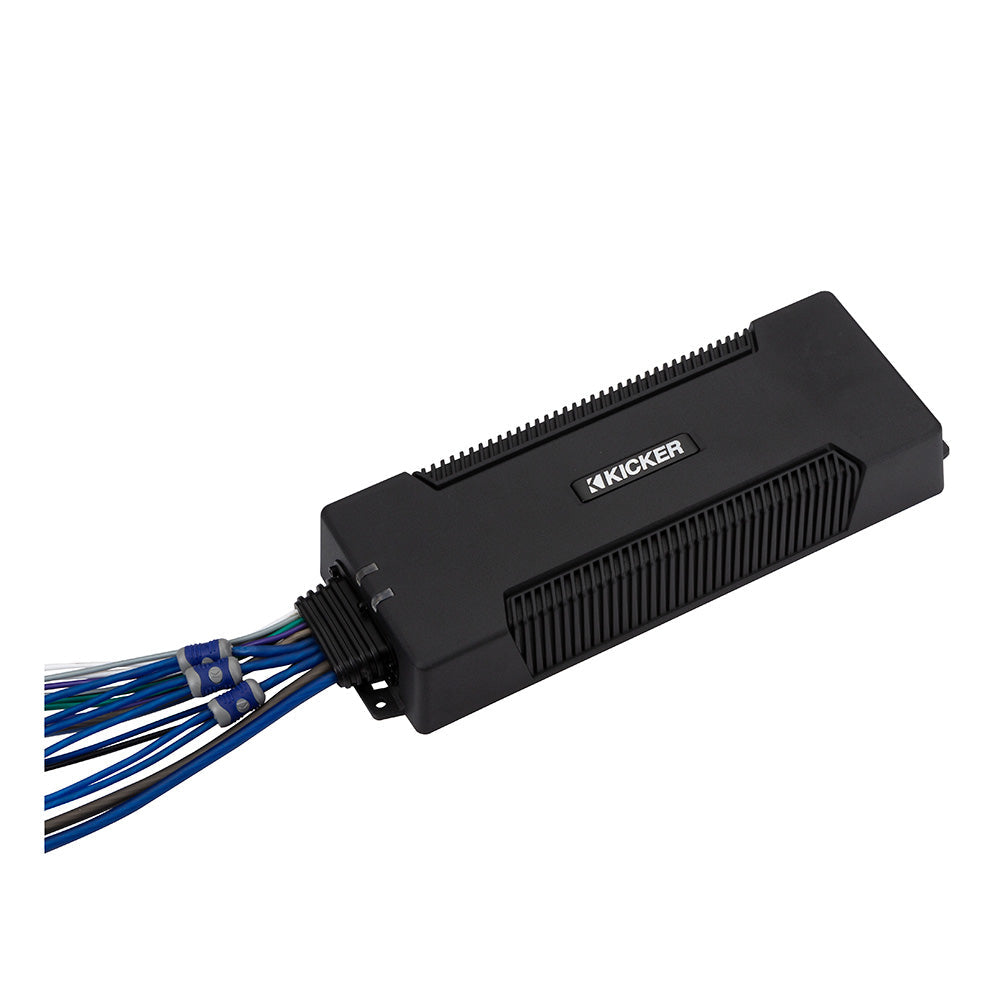 KICKER 4 x 100W 4-Channel Full-Range Amplifier w/600W Subwoofer Channel KICKER