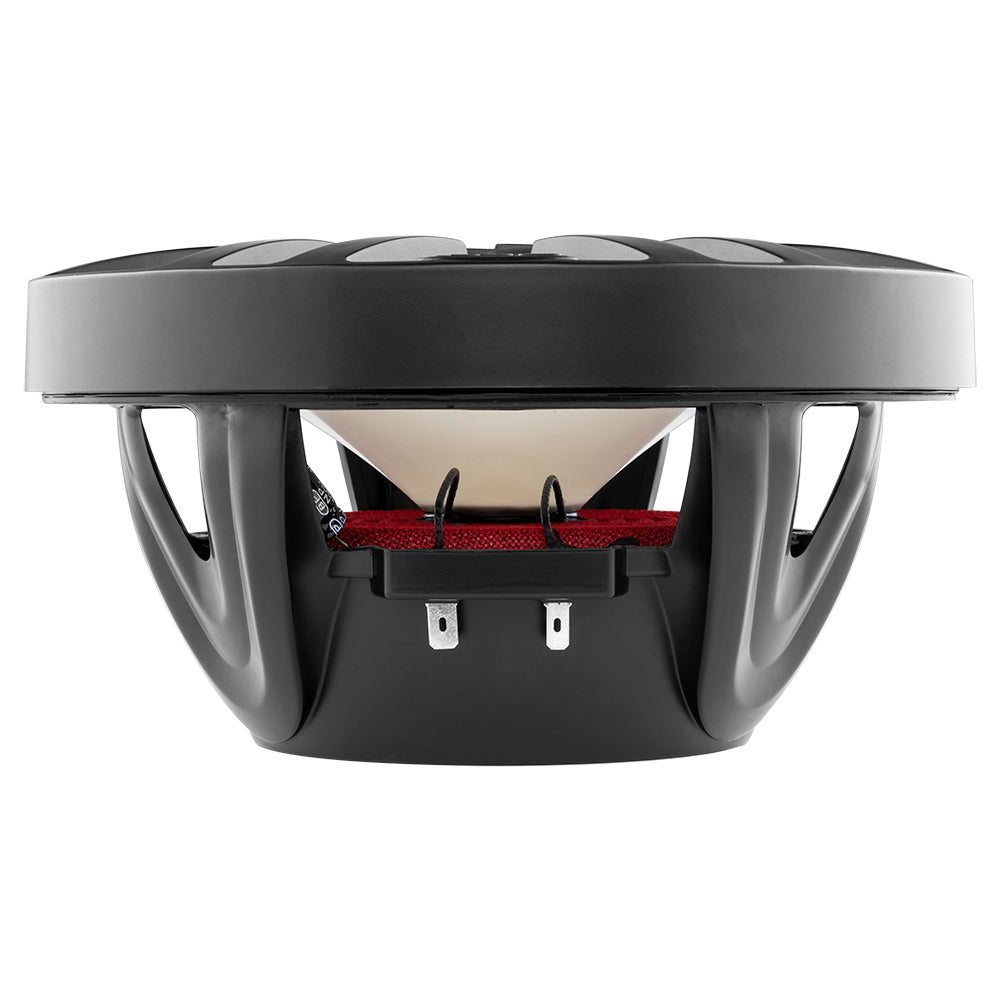 DS18 HYDRO 8" 2-Way Marine Speakers w/RGB LED Lights 375W - Matte Black DS18