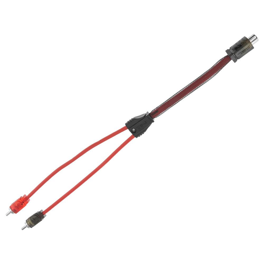 DS18 Advance Ultra Flex RCA Y Connector Cable- 1 Female to 2 Male DS18
