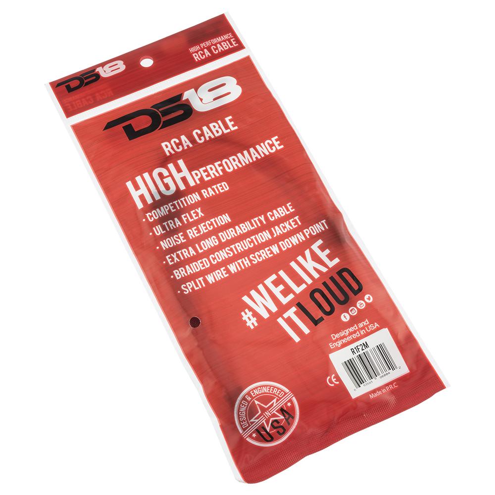 DS18 Advance Ultra Flex RCA Y Connector Cable- 1 Female to 2 Male DS18