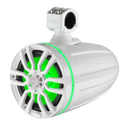 DS18 X Series HYDRO 6.5" Wakeboard Pod Tower Speaker w/RGB LED Light - 300W - White DS18