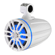 DS18 X Series HYDRO 8" Wakeboard Pod Tower Speaker w/RGB LED Light - 375W - White DS18