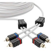 DS18 Marine Tinned OFC RCA Cable - 25' DS18