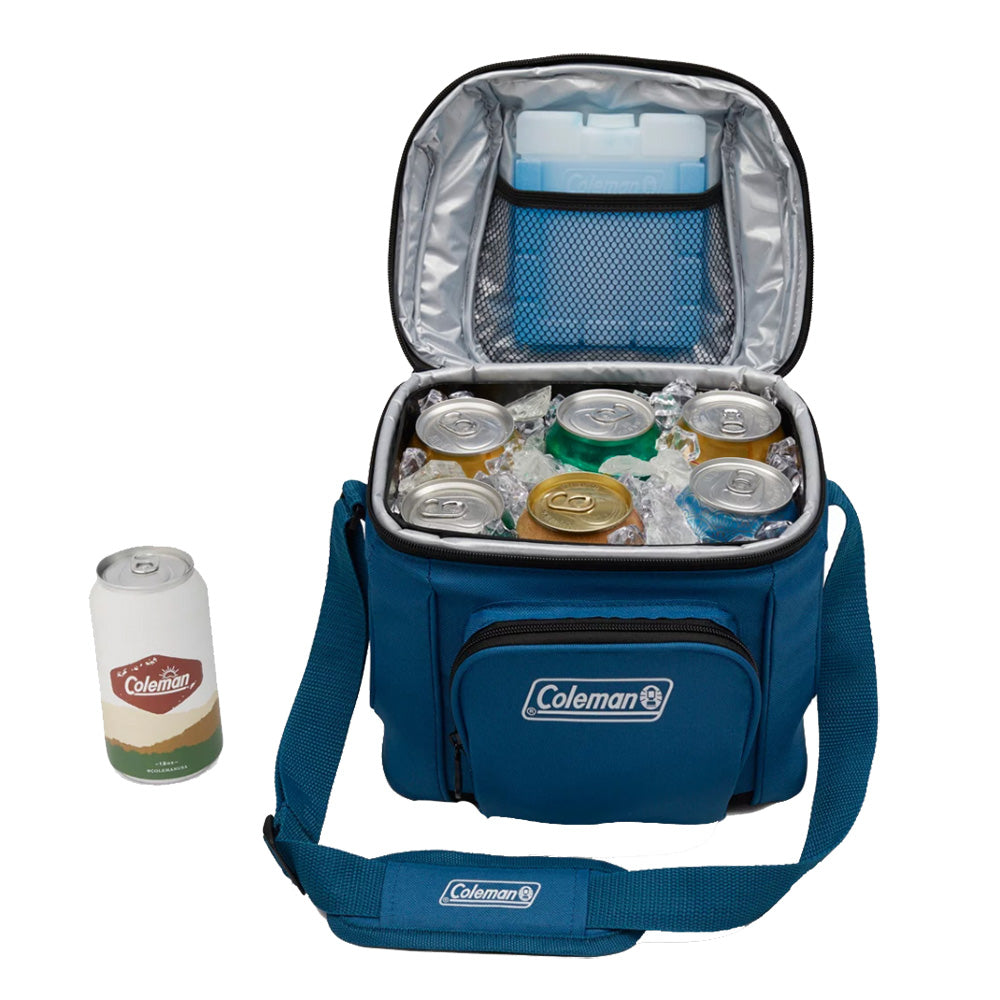 Coleman CHILLER™ 9-Can Soft-Sided Portable Cooler - Deep Ocean Coleman