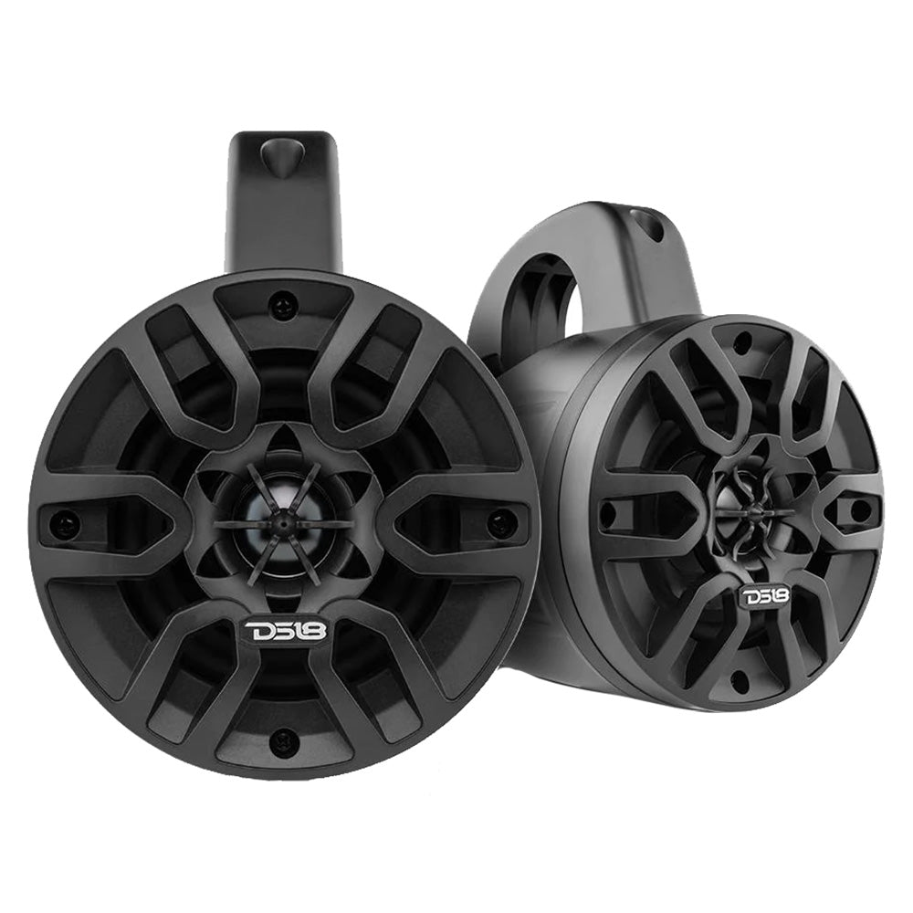 DS18 HYDRO 4" Wakeboard Tower Speakers - 300W - Black DS18