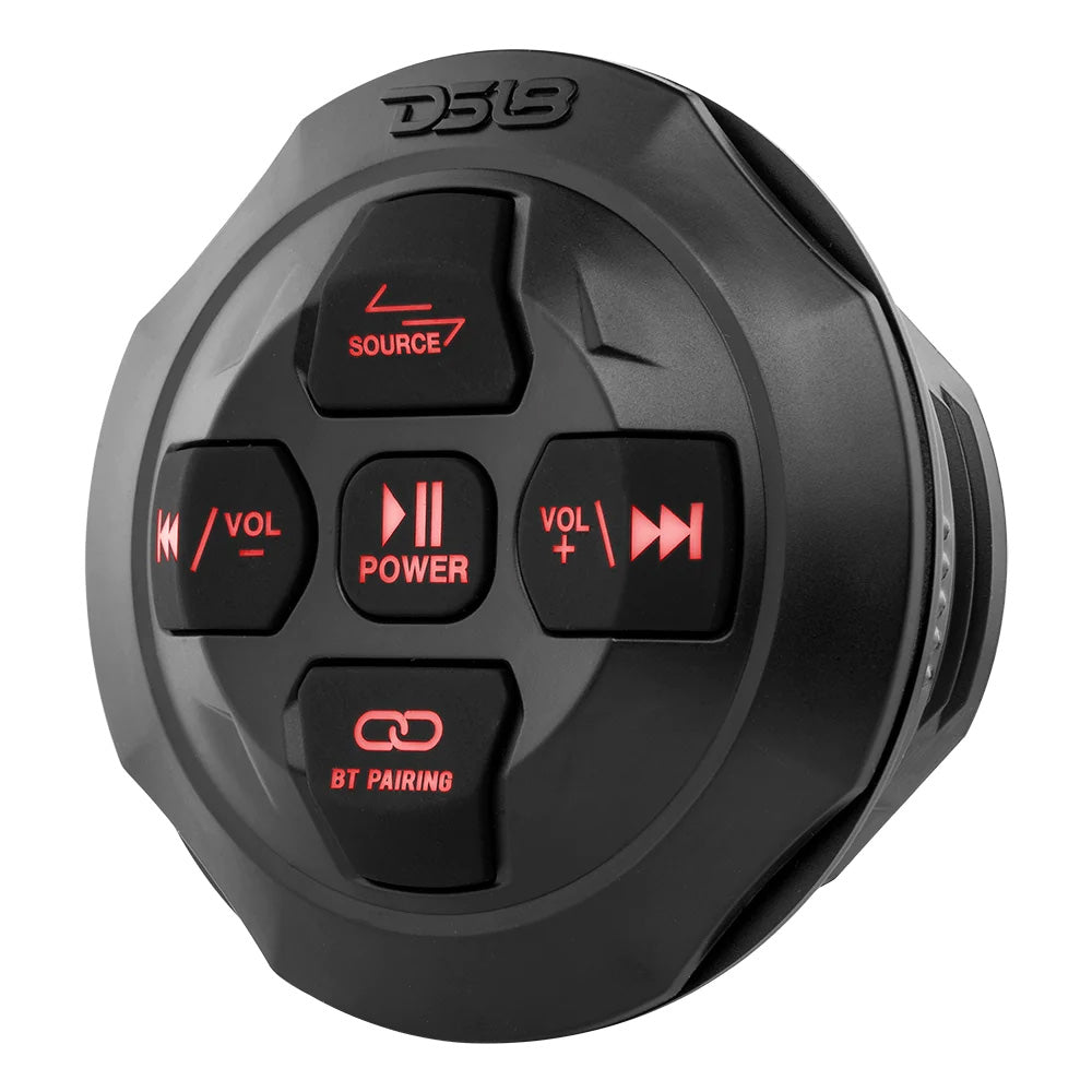 DS18 Waterproof Universal Bluetooth Streaming Audio Receiver w/Controller & Microphone DS18