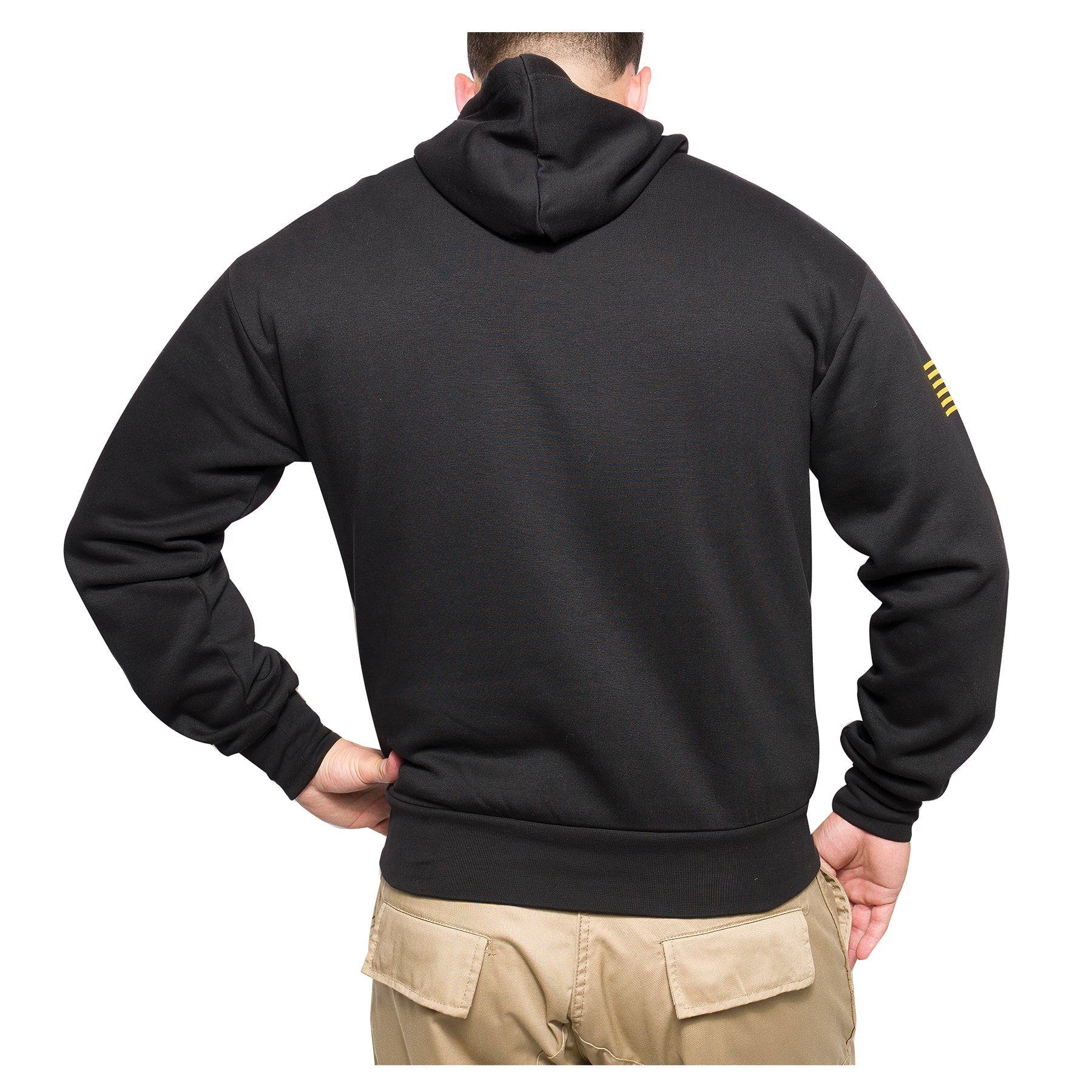 Rothco Army Printed Pullover Hoodie - Black LARSON TACTICAL SUPPLY