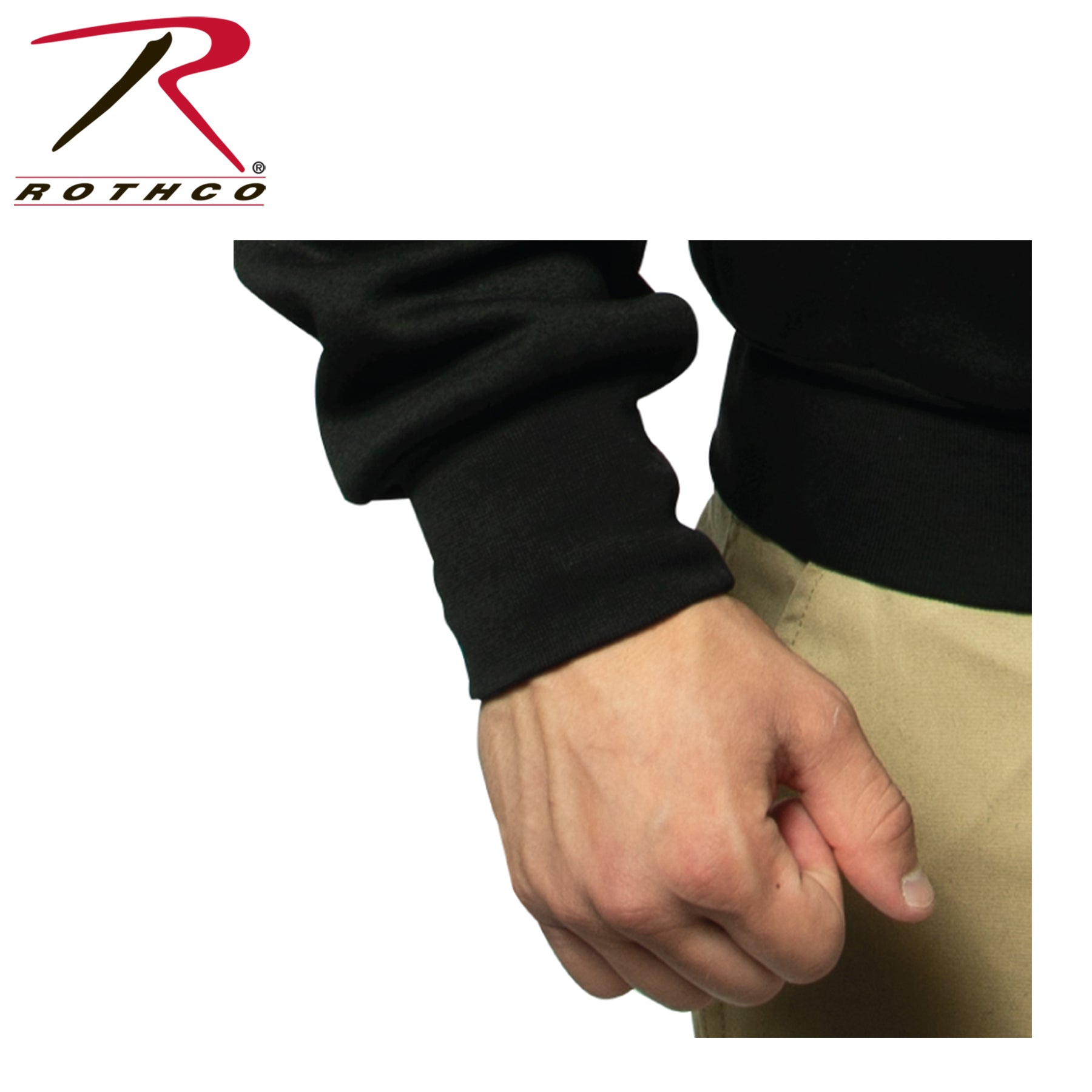 Rothco Army Printed Pullover Hoodie - Black LARSON TACTICAL SUPPLY