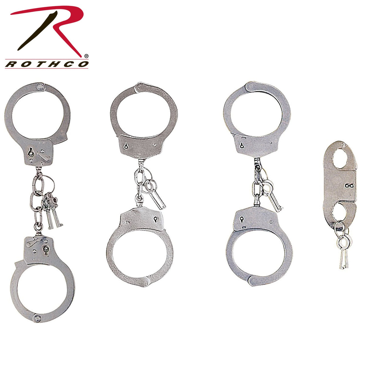 Rothco Double Lock Steel Handcuffs LARSON TACTICAL SUPPLY