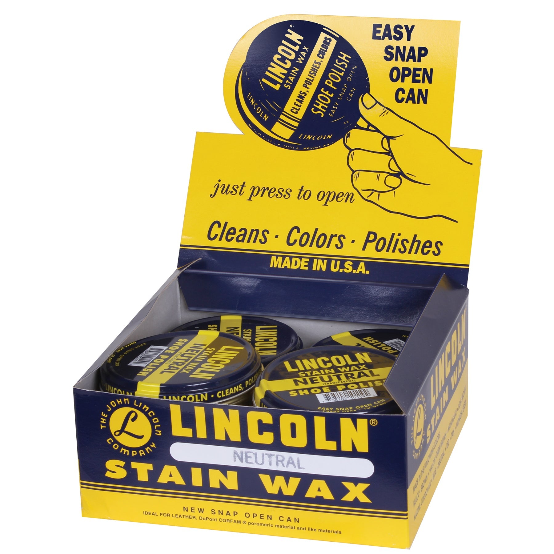 Lincoln U.S.M.C. Stain Wax Shoe Polish LARSON TACTICAL SUPPLY