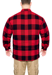 Rothco Buffalo Plaid Quilted Lined Jacket - Red LARSON TACTICAL SUPPLY