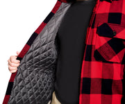 Rothco Buffalo Plaid Quilted Lined Jacket - Red LARSON TACTICAL SUPPLY