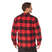 Rothco Buffalo Plaid Quilted Lined Jacket - Red LARSON TACTICAL SUPPLY