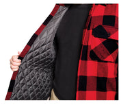 Rothco Buffalo Plaid Quilted Lined Jacket - Red LARSON TACTICAL SUPPLY