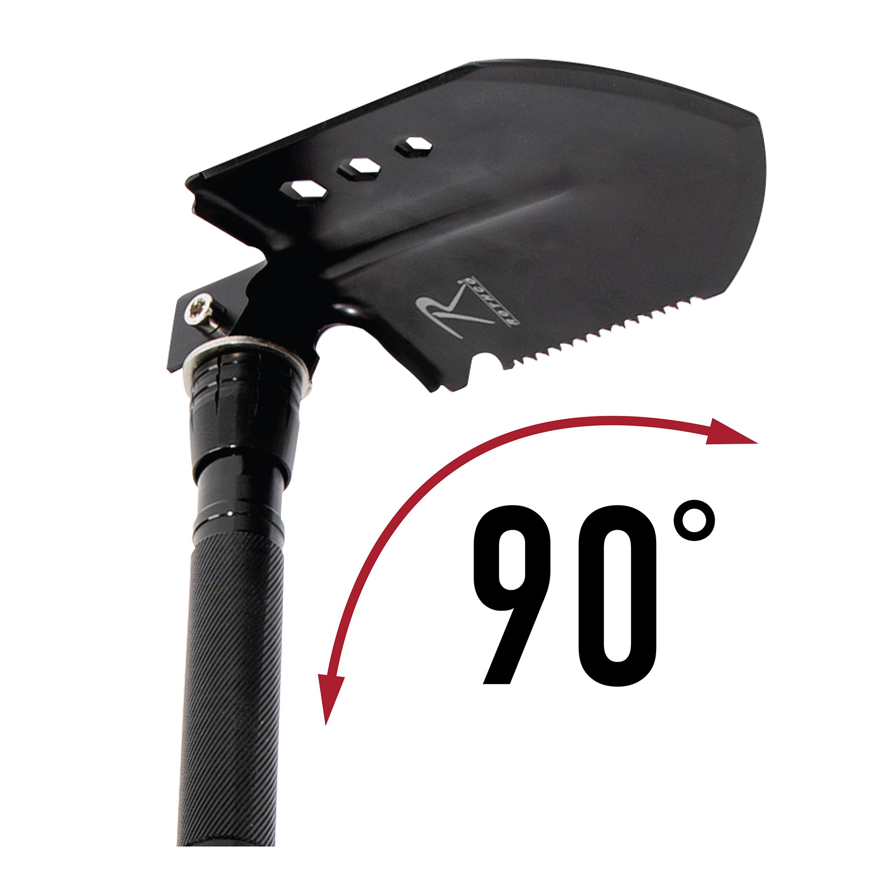 Rothco 8-in-1 Multi-Tool Survival Shovel / Portable Camping Entrenching Tool - Stainless Steel LARSON TACTICAL SUPPLY