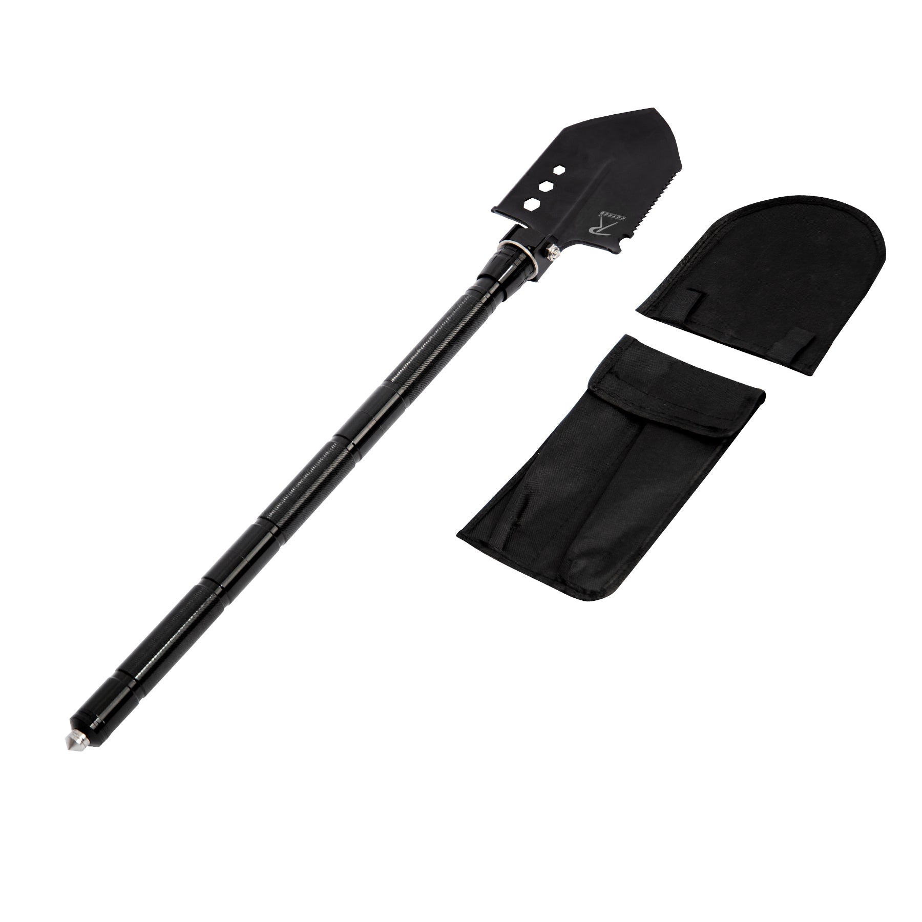 Rothco 8-in-1 Multi-Tool Survival Shovel / Portable Camping Entrenching Tool - Stainless Steel LARSON TACTICAL SUPPLY