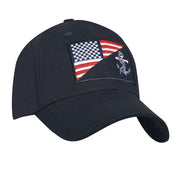 Rothco US Navy Anchor / Flag Low Profile Cap LARSON TACTICAL SUPPLY