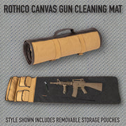 Rothco Canvas Cleaning Mat - Coyote Brown LARSON TACTICAL SUPPLY