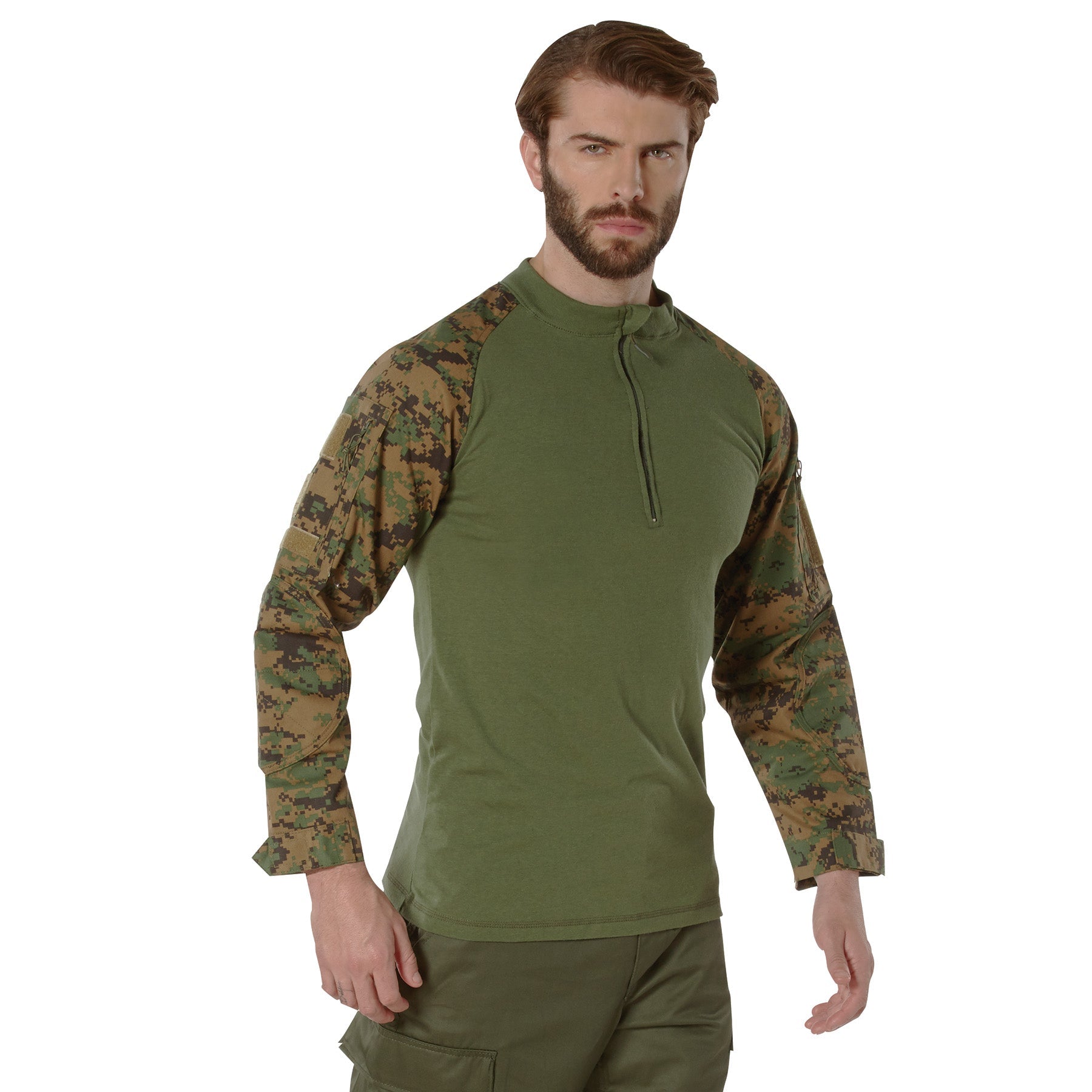 Rothco 1/4 Zip Tactical Airsoft Combat Shirt LARSON TACTICAL SUPPLY