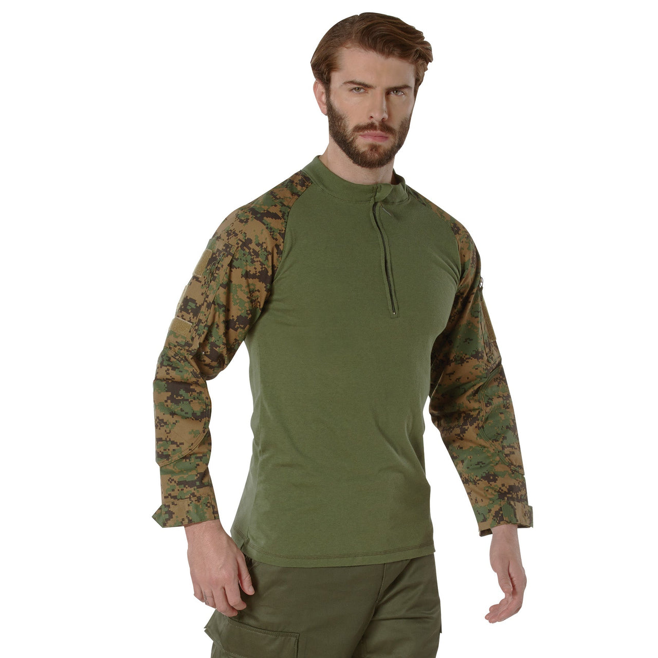 Rothco 1/4 Zip Tactical Airsoft Combat Shirt LARSON TACTICAL SUPPLY