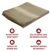 Rothco European Surplus Style Wool Blanket LARSON TACTICAL SUPPLY