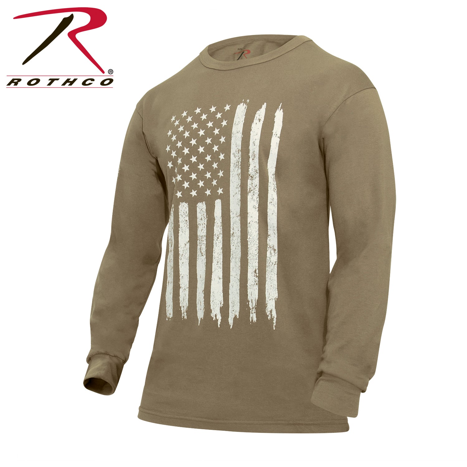 Rothco US Flag Long Sleeve T-Shirt LARSON TACTICAL SUPPLY