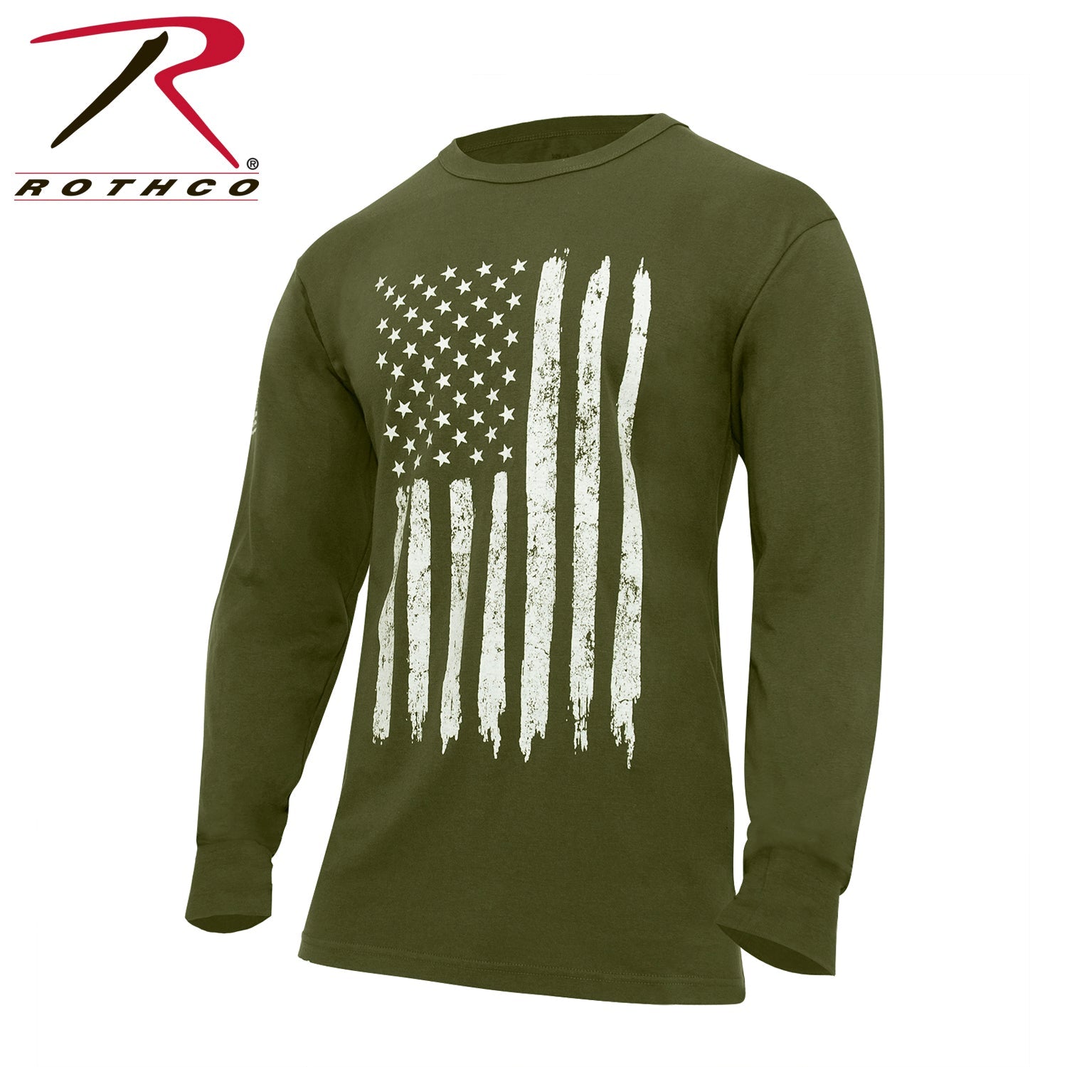 Rothco US Flag Long Sleeve T-Shirt LARSON TACTICAL SUPPLY