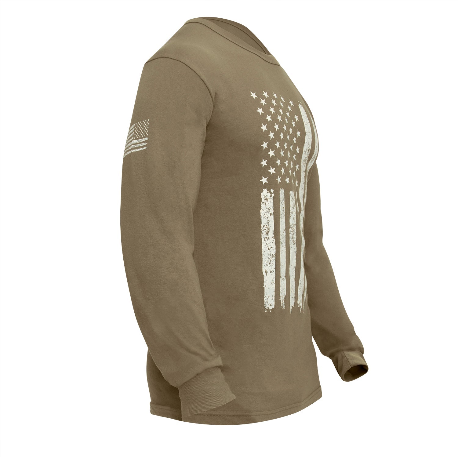 Rothco US Flag Long Sleeve T-Shirt LARSON TACTICAL SUPPLY