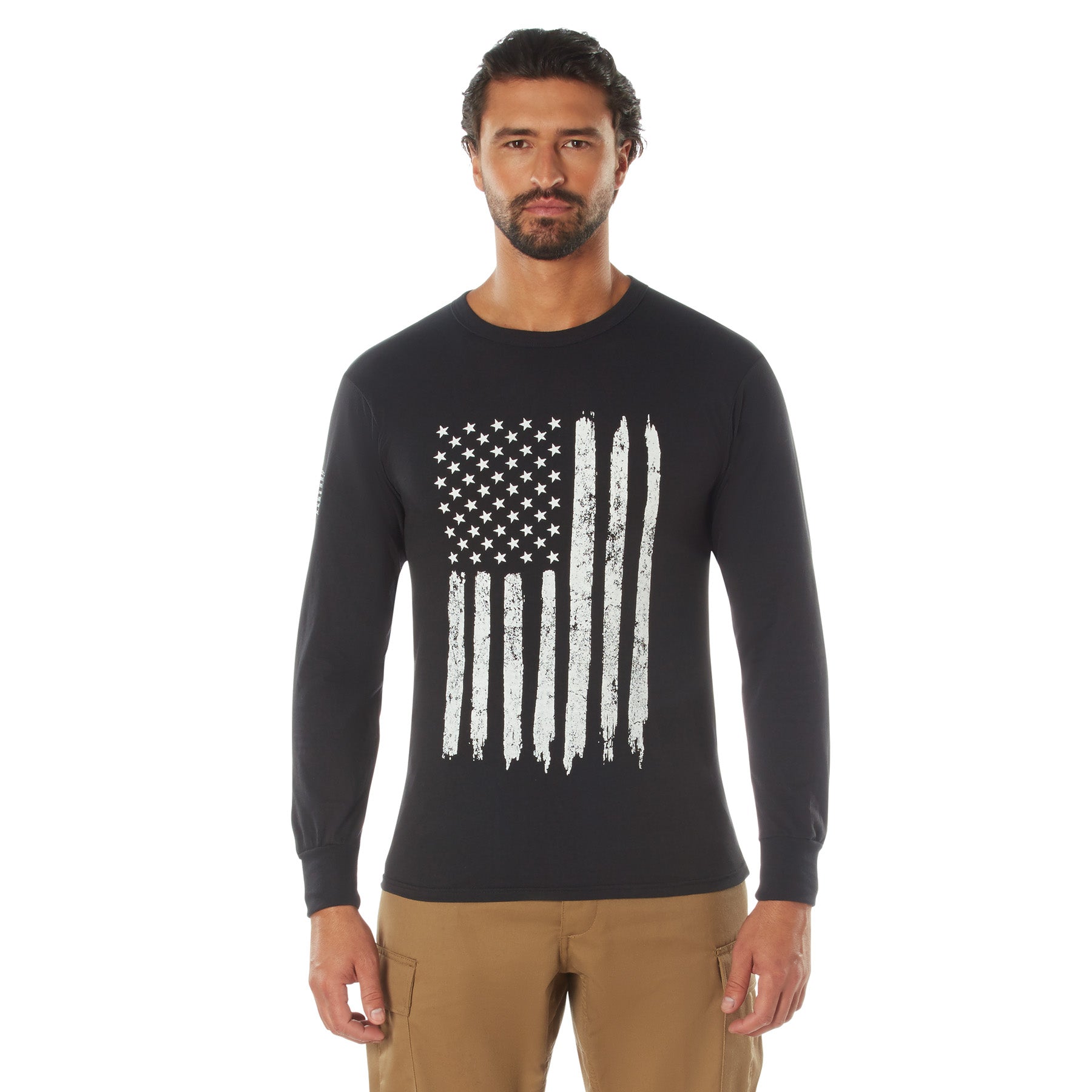 Rothco US Flag Long Sleeve T-Shirt LARSON TACTICAL SUPPLY