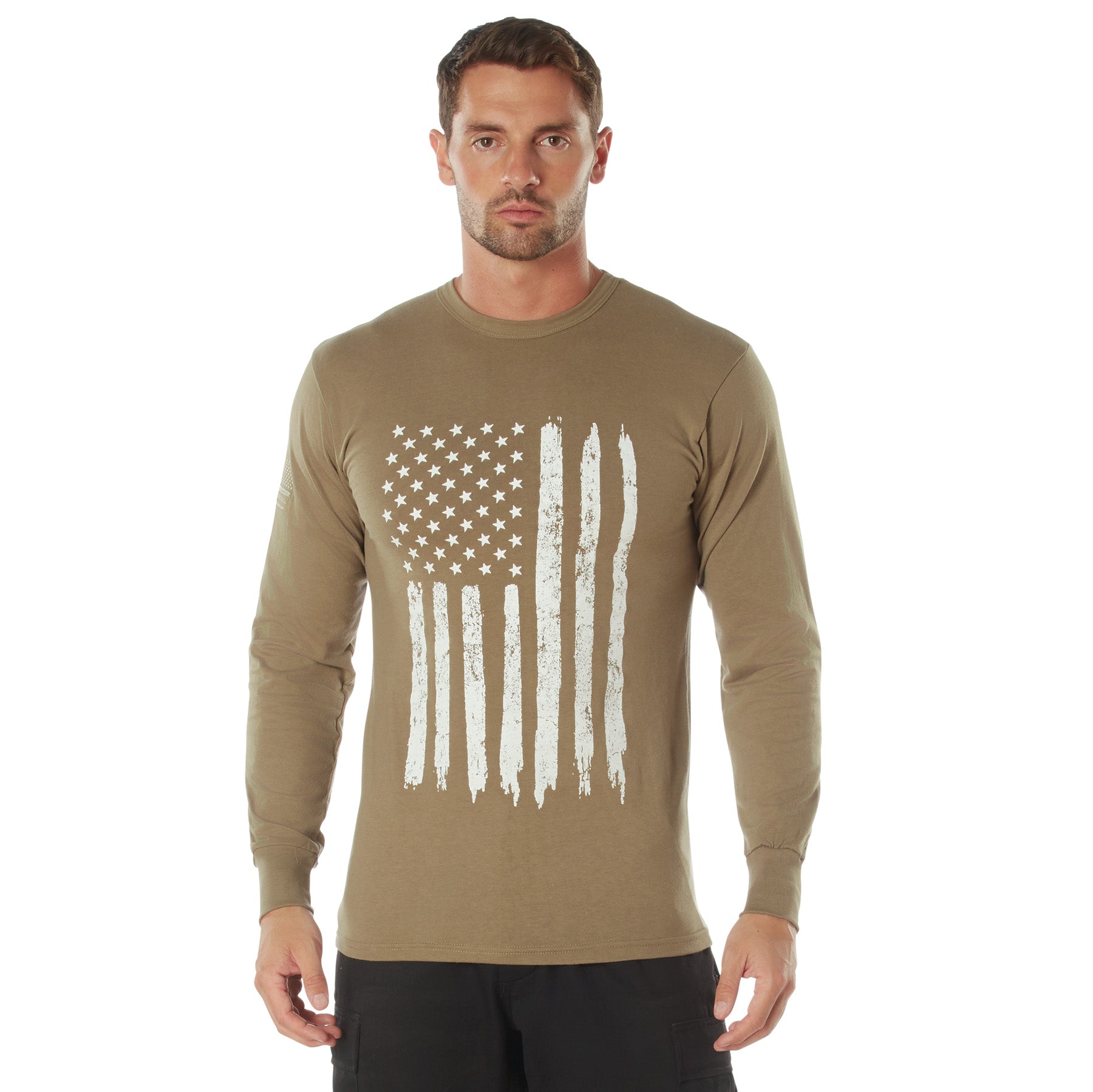 Rothco US Flag Long Sleeve T-Shirt LARSON TACTICAL SUPPLY