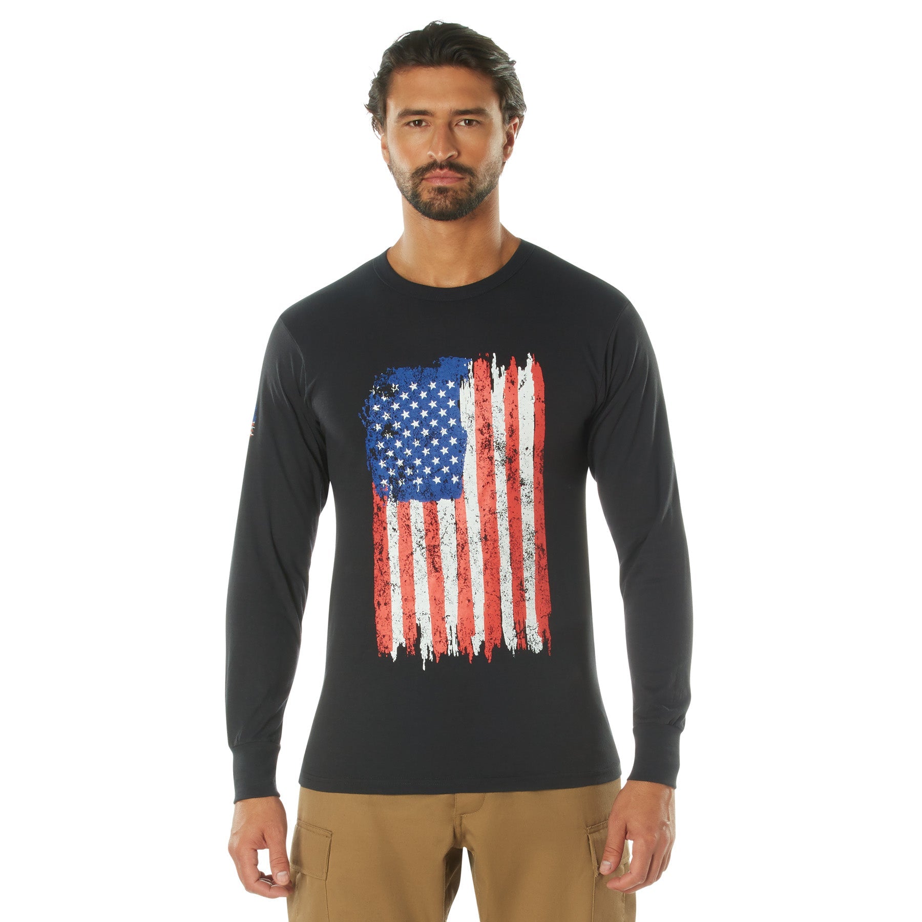 Rothco US Flag Long Sleeve T-Shirt LARSON TACTICAL SUPPLY