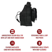 Rothco MOLLE Modular Ambidextrous Holster LARSON TACTICAL SUPPLY