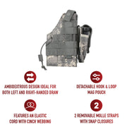 Rothco MOLLE Modular Ambidextrous Holster LARSON TACTICAL SUPPLY