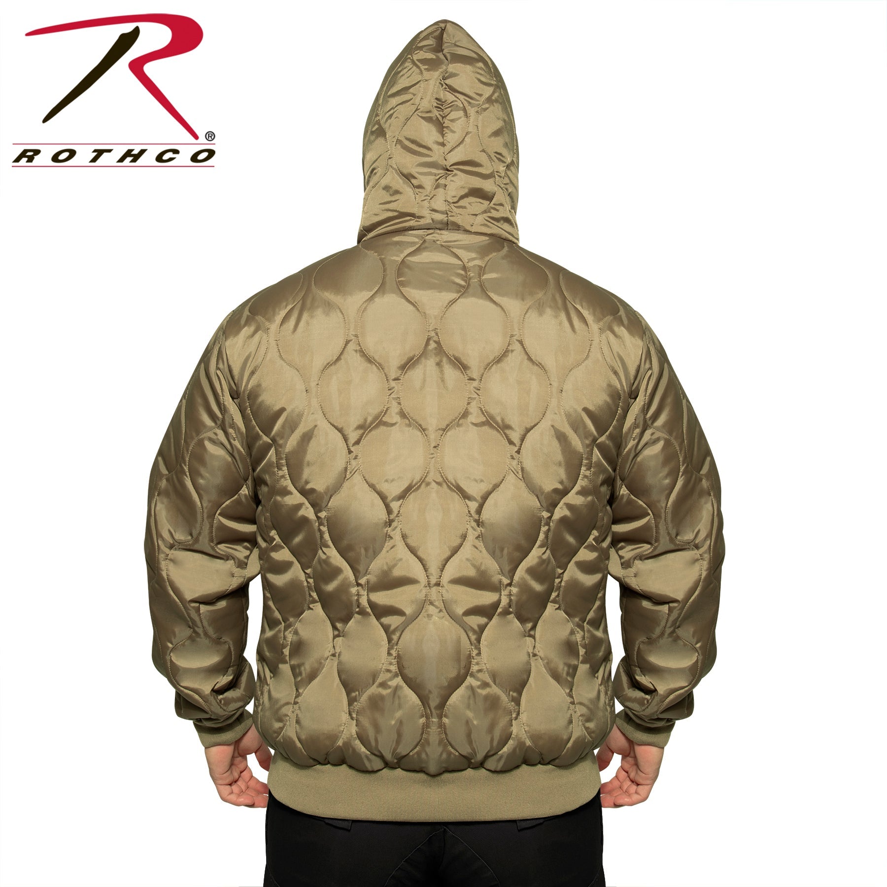 Rothco Quilted Woobie Hooded Sweatshirt LARSON TACTICAL SUPPLY