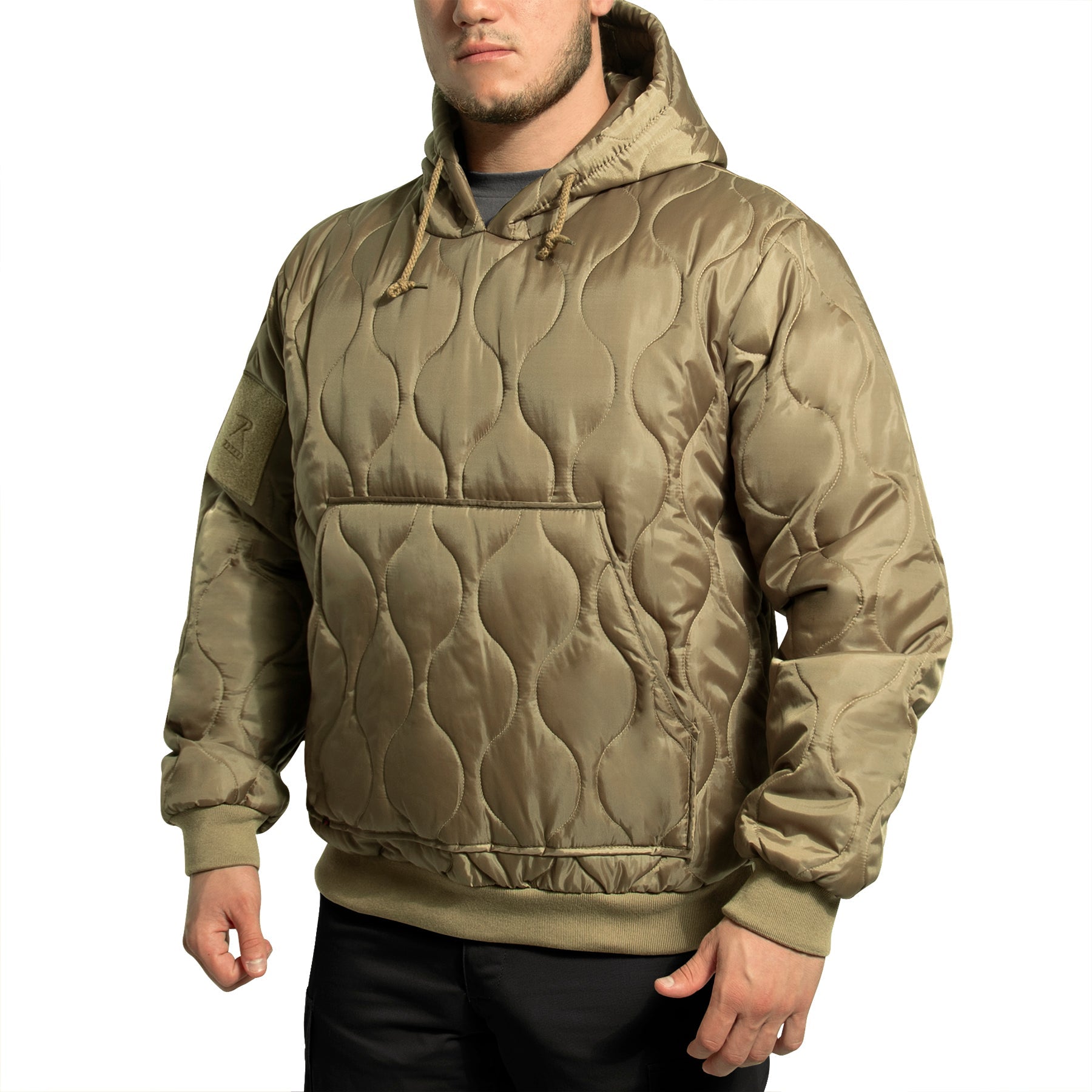 Rothco Quilted Woobie Hooded Sweatshirt LARSON TACTICAL SUPPLY
