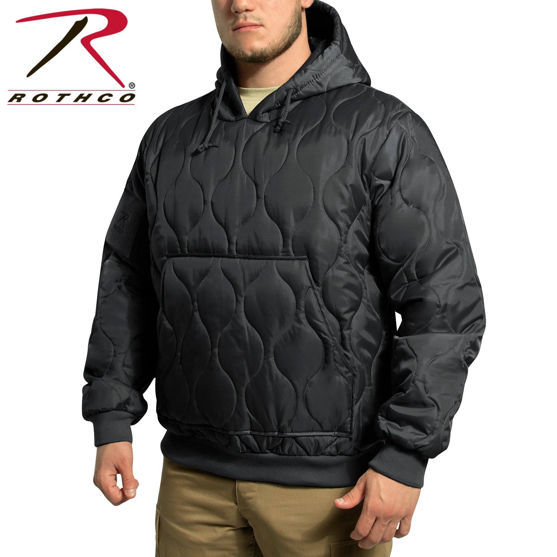 Rothco Quilted Woobie Hooded Sweatshirt LARSON TACTICAL SUPPLY