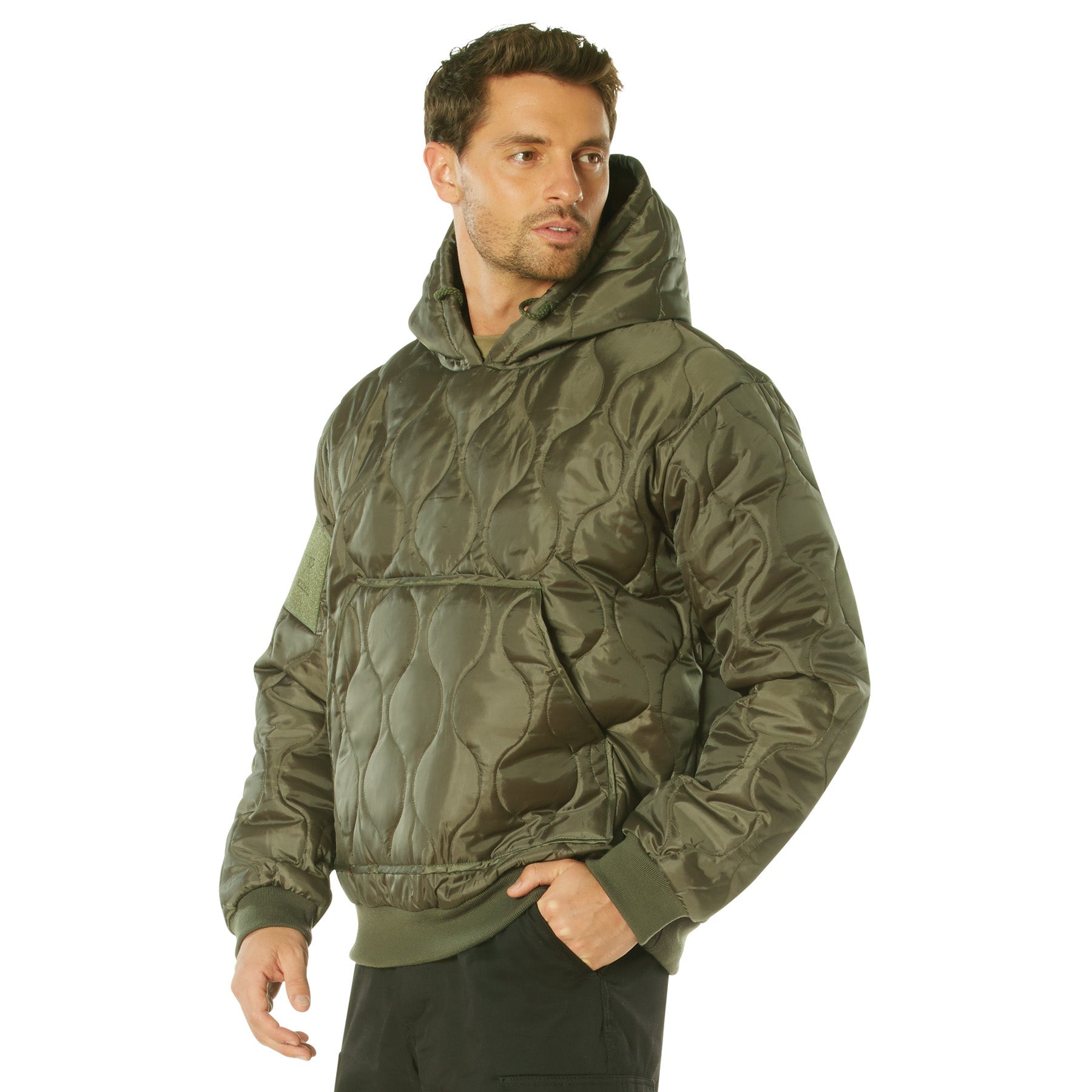 Rothco Quilted Woobie Hooded Sweatshirt LARSON TACTICAL SUPPLY