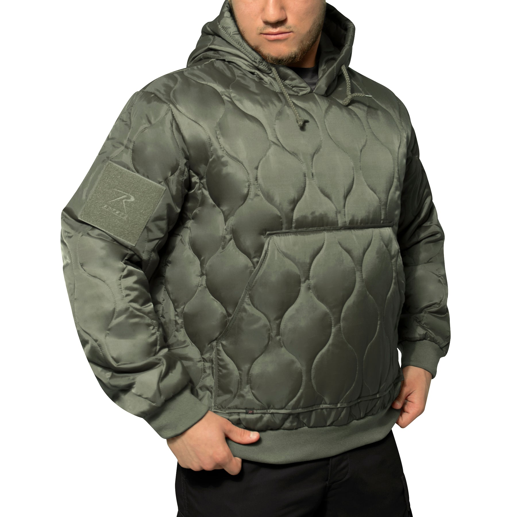 Rothco Quilted Woobie Hooded Sweatshirt LARSON TACTICAL SUPPLY