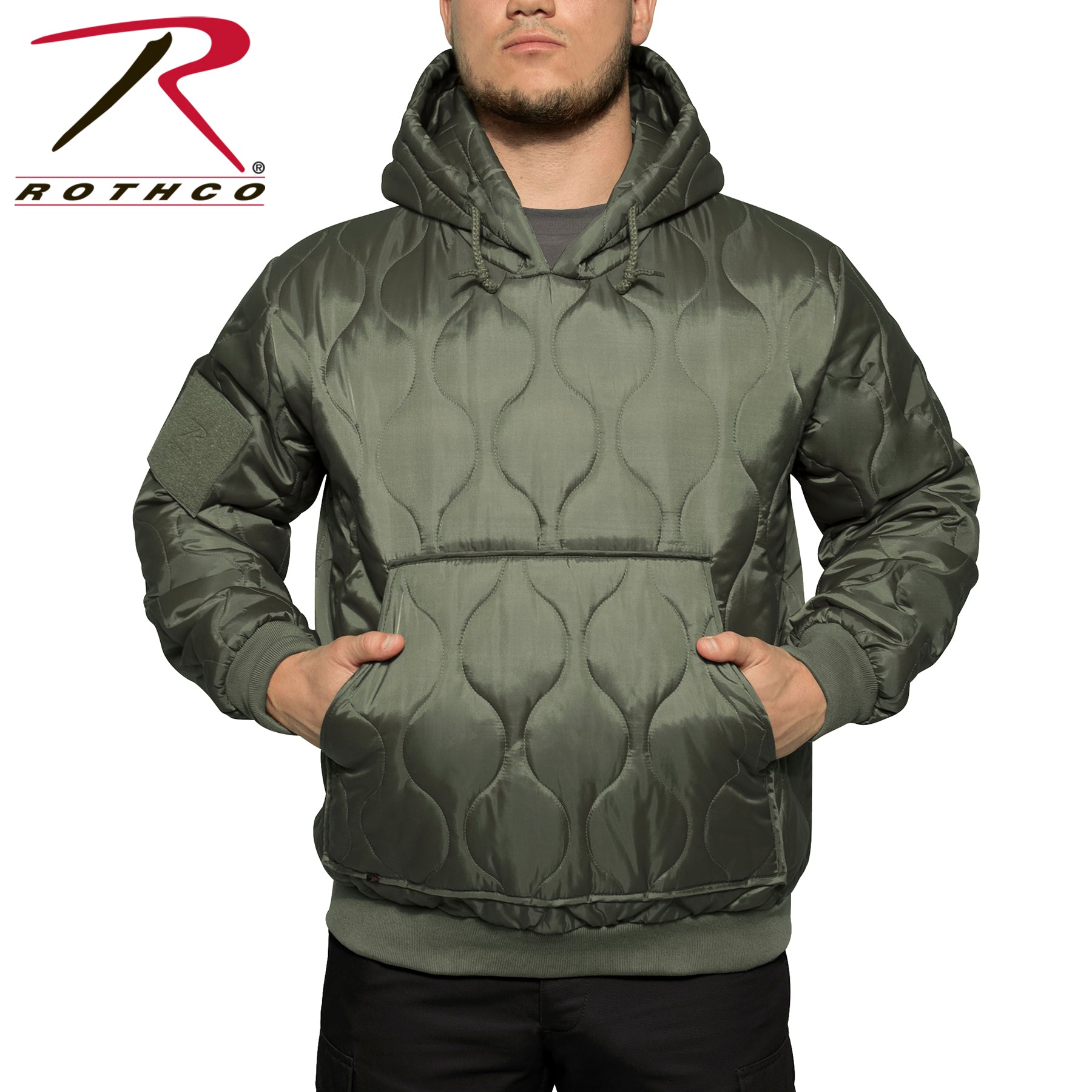 Rothco Quilted Woobie Hooded Sweatshirt LARSON TACTICAL SUPPLY