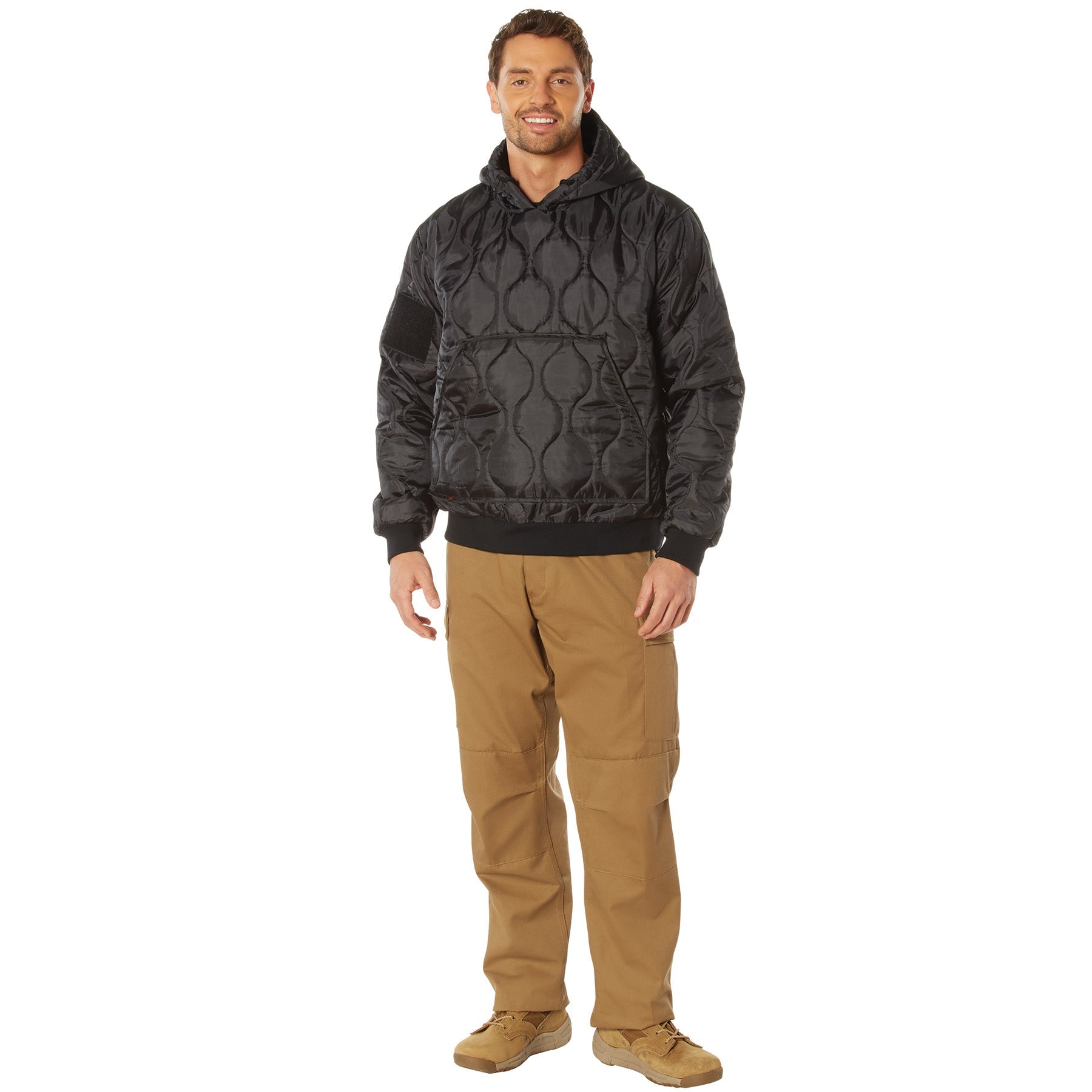 Rothco Quilted Woobie Hooded Sweatshirt LARSON TACTICAL SUPPLY